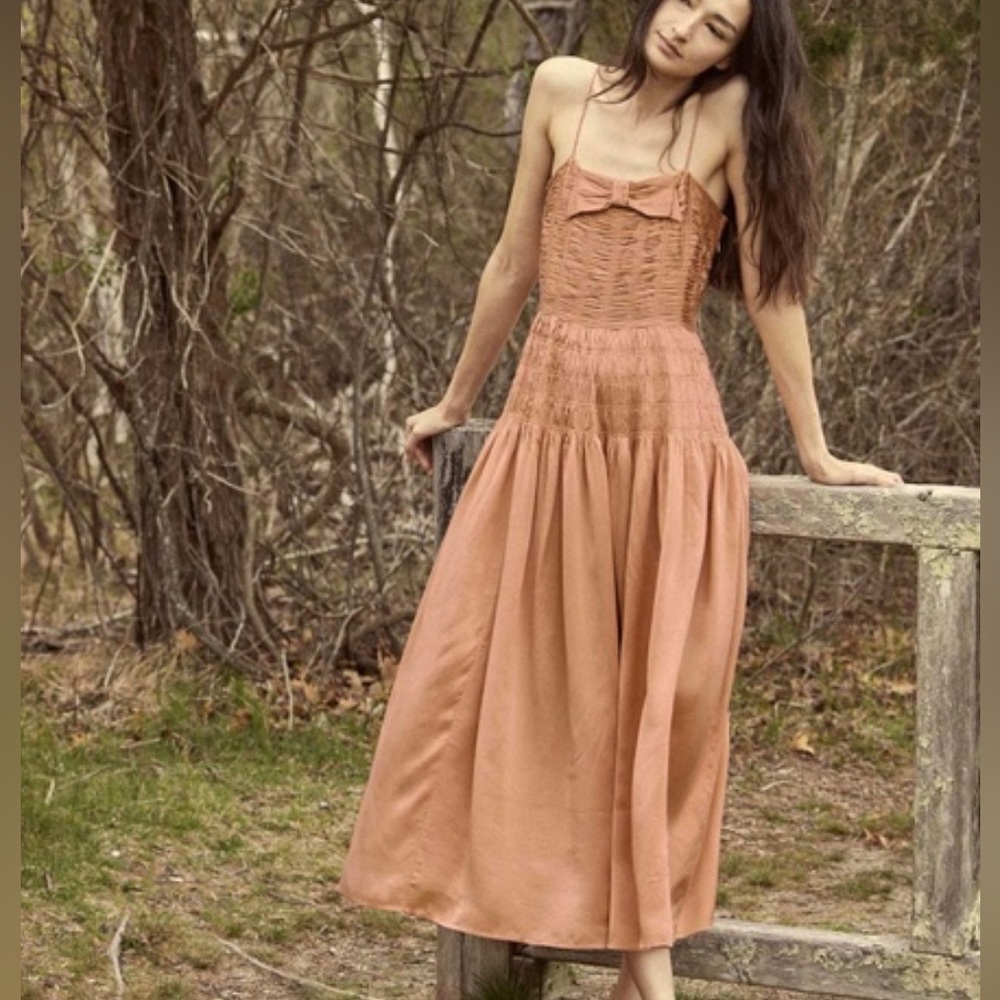 NWT Doen Ambrosia Dress Papaya size Small